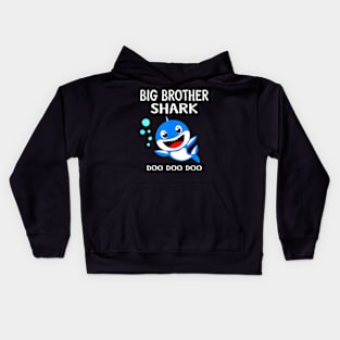 Brother Of The Shark Birthday Boy Girl Party Family Kids Hoodie